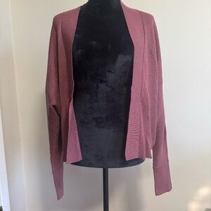 NWT Express Dolman Sleeve Mauve Cardigan Size M Medium